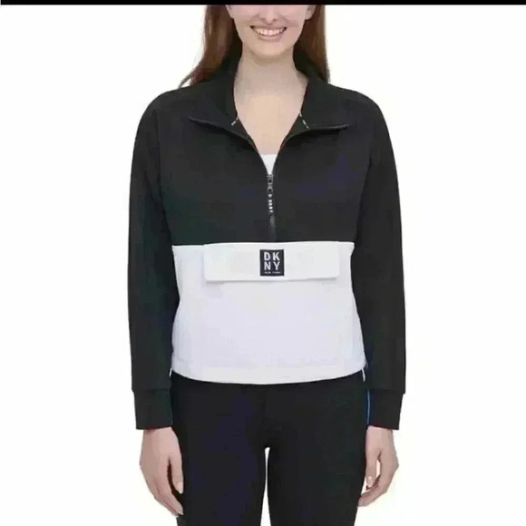 BRAND NEW DKNY SPORT WOMENS 1/2 ZIP PULLOVER - Picture 2 of 9